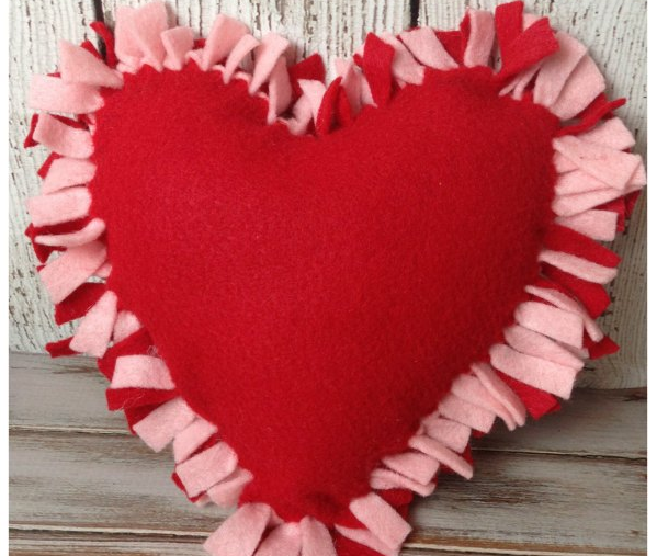 Heart Pillow - Felt