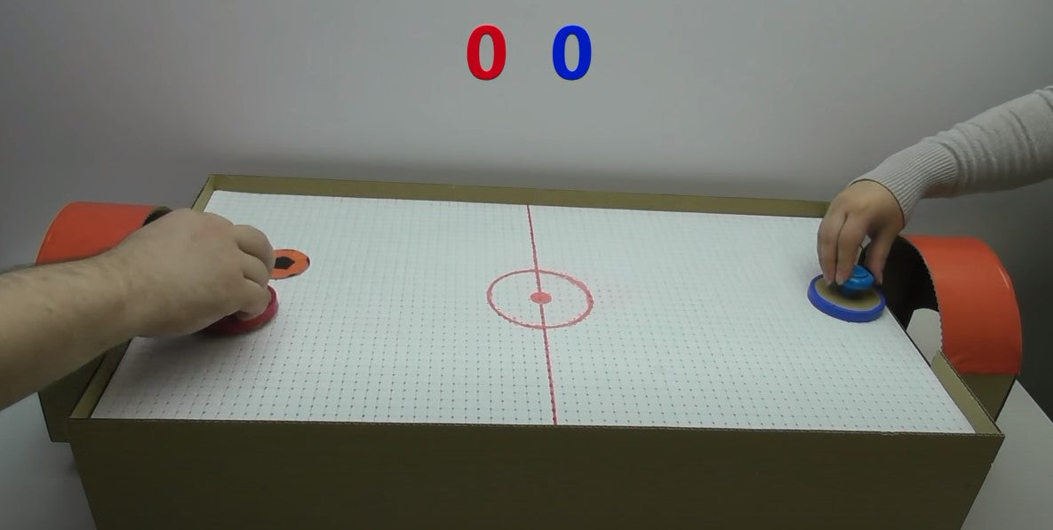 Air Hockey Game - Cardboard