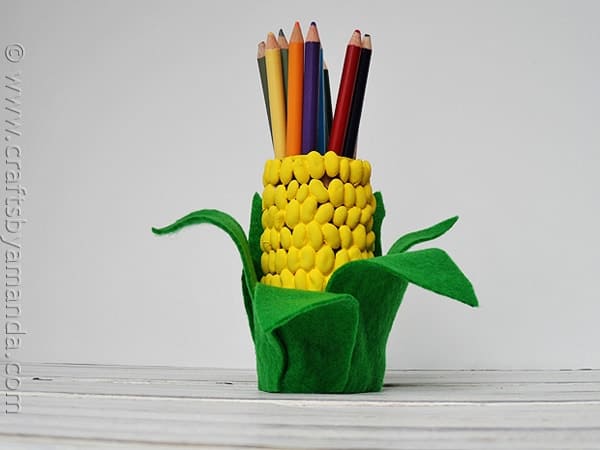 Pencil Holder (Corn) - Cardboard Tube