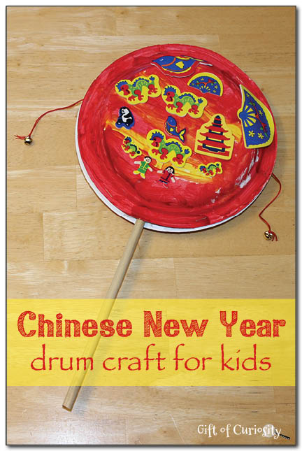 Drum Craft (Chinese New Year) - Paper Plate