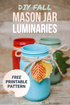 Luminary (Fall) - Mason Jar