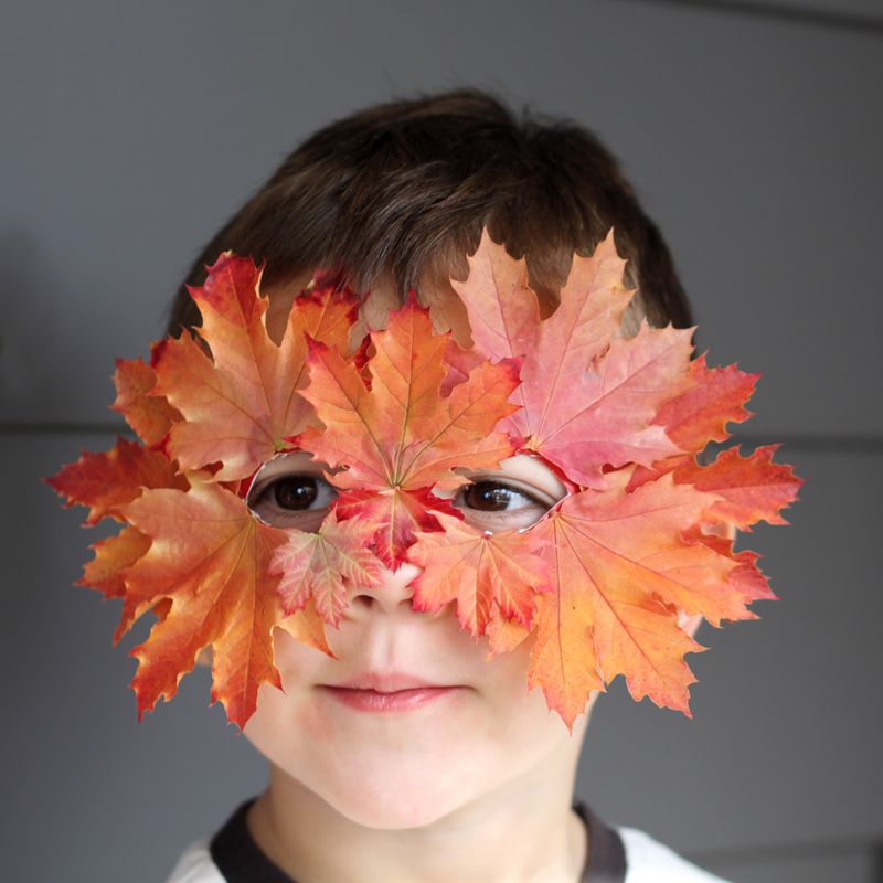 Mask (for Fall) - Leaf