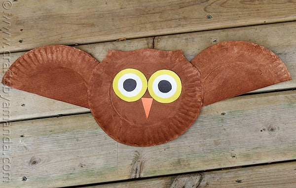 Owl - Paper Plate