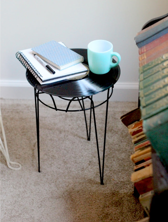 Side Table - Vinyl Record