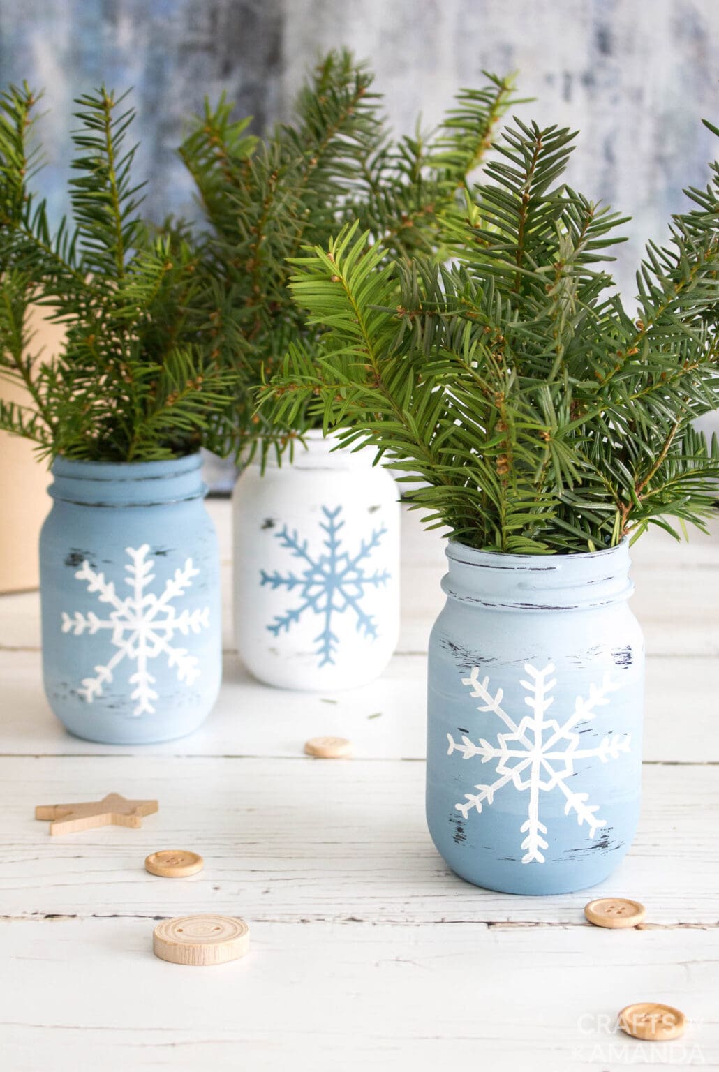 Snowflake - Mason Jar