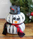 Snowman - Mason Jar Lid