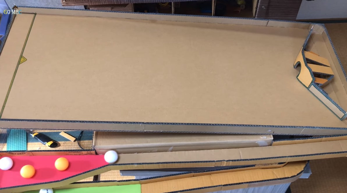 Tennis / Marble Ball Machine - Cardboard