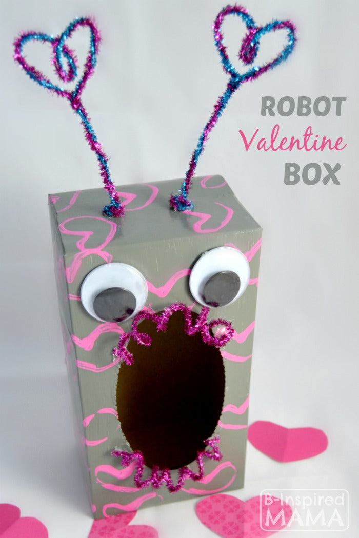 Valentine Box (Robot) - Cardboard