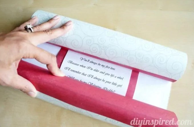 Valentine Scroll - Toilet Paper Roll